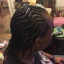 Kids Cornrows (with hair added)