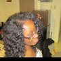 Sew in with leave out