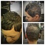 Relaxer Retouch with Demi-permanent