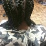 Individual knotless Braids