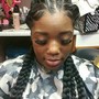 Individual knotless Braids