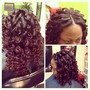 Natural Hair on Flexi Rods