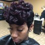 Bald fade with color