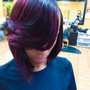 Relaxer / permanent color on leave out w. wash