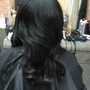 Shampoo , condition and blow dry above shoulder length