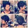 Short Hair Shampoo and Style