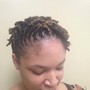 Braided Updo With Marley Hair