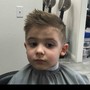 Boy's haircut