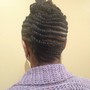 Braided Updo With Marley Hair