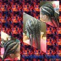 Braids kids with beads