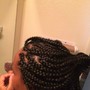 Small Knotless Box Braids