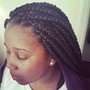 Large Knotless Box Braids