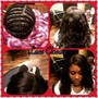 Half Up Half Down my Sew In