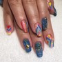 Gel Manicure with Simple Art