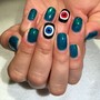 Gel Manicure with Simple Art