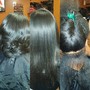 Closure quick weave