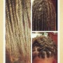 Médium/largeBox Braids, Senegalese twist and knotless braids