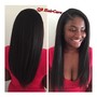 Virgin Hair Color on natural hair