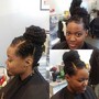 Flat Twists up-do