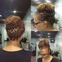 Natural hair  (Updo)