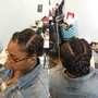 Pony Tails/ updos (relaxer)