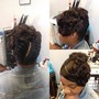 Flat Twists up-do