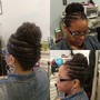 Flat Twists up-do