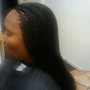 Extended or ombre ends or fuller braids