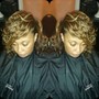 Women's Cut and curl