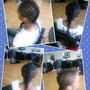 kids braid updo