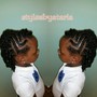 Kid's Braids updo 6 and under