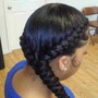 Unit/wig braid down (only)