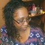 Sew in thread re tightening