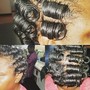 Natural Hair Silk Press