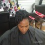 Relaxer shampoo  and style