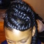 Braids and Loc's twist up do's