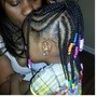 Box braid take down