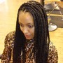 Box braid take down