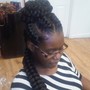 2 Underbraids/Goddess braids