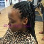 Box braid take down