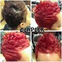 Silk Wrap on relaxer hair