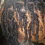 Med size Natural 2strand Twists