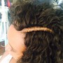 Twist out natural hair