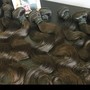 Silk Press/ Blowout/ Rollerset or barrel Curl