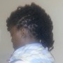 Loc Maintenance, Loc Style 2 Strand Twist or Individual Braids