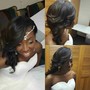 Updo's Relaxed Hair