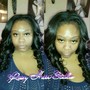 Half up Half down sew in