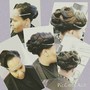 up do (relaxed hair)