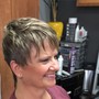 Shampoo/Short Pixie cut/Style