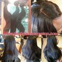 Ponytail weave wash/style